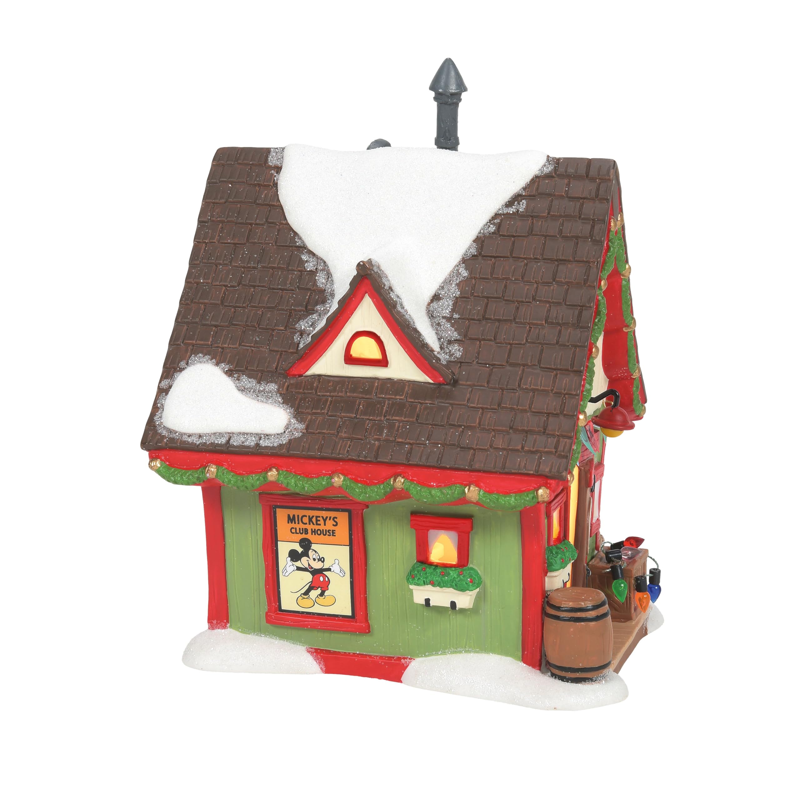 Amazon.com: Department 56 Disney Village Mickey Mouse Clubhouse